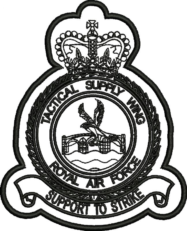 Tactical Supply Wing Embroidered Badge